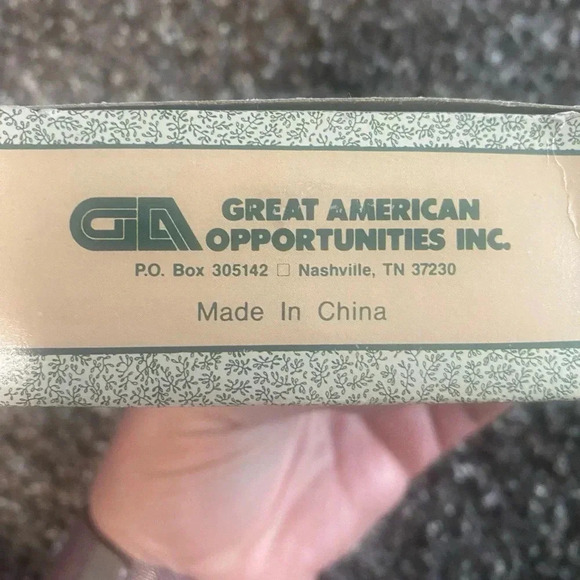 Vintage Tin Teddy Bear In Hat Coasters Cork Back Set Of 6- New In Box - Picture 4 of 5